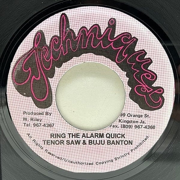 TENOR SAW / BUJU BANTON / Ring The Alarm Quick (7