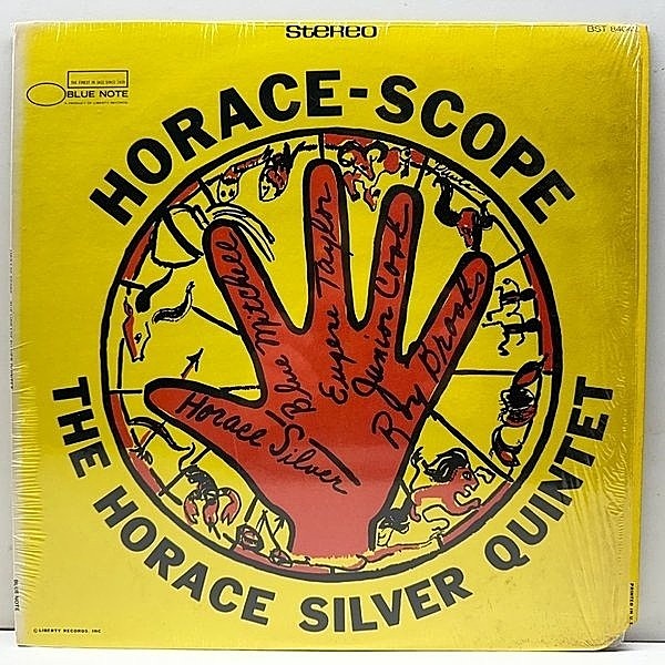 レコードメイン画像：シュリンク付き!美盤! USプレス HORACE SILVER QUINTET Horace Scope (Blue Note BST 84042) BLUE MITCHELL & JUNIOR COOK 音符 Early 70s