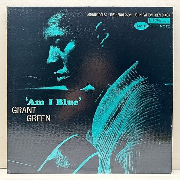 レコードメイン画像：Rare!! 美品 USオリジナル【VANGELDER刻印 耳】GRANT GREEN Am I Blue (Blue Note BST 84139) w/Johnny Coles, Joe Henderson, John Patton