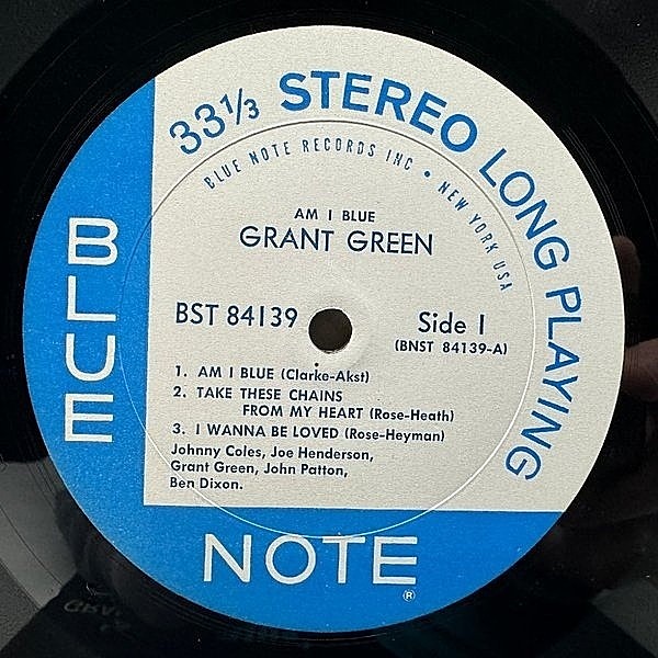 ジャズレコード Grant Green/‘Am I Blue’ Grant Green, Joe Henderson, Johnny Coles, John Patton, Ben