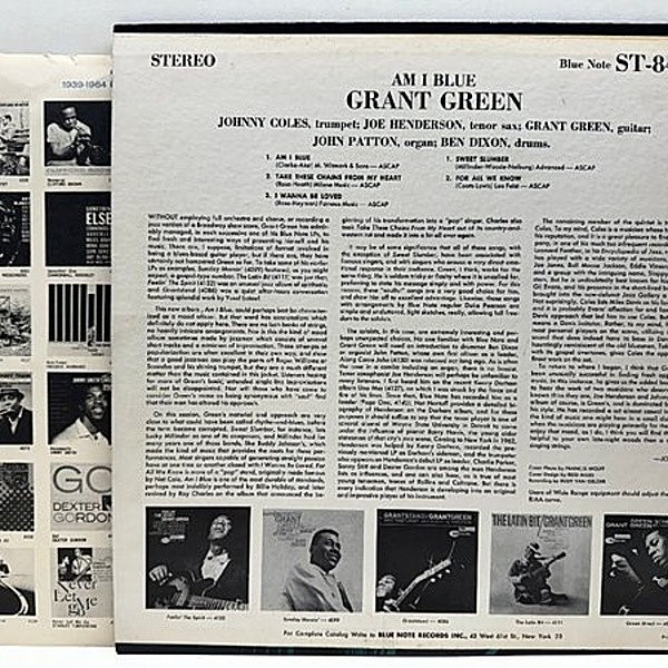 ジャズレコード Grant Green/‘Am I Blue’ Grant Green – Am I Blue – Vinyl (LP, Album + 2 more), 1981