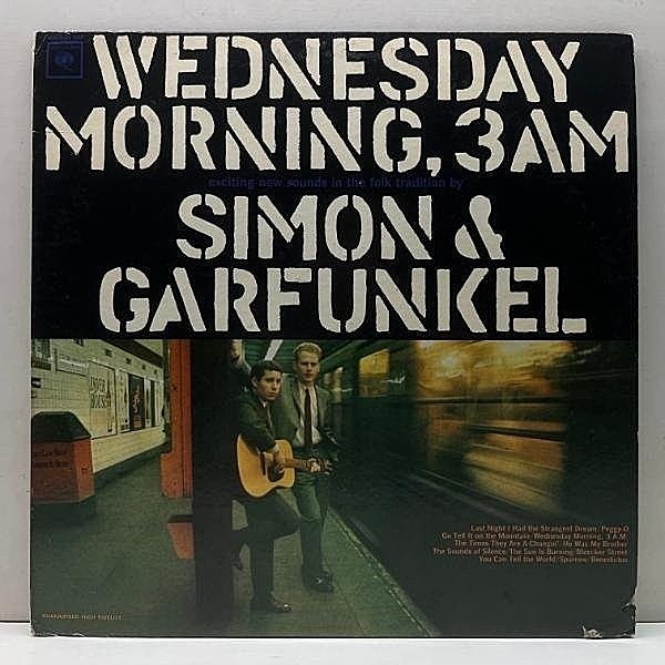 レコードメイン画像：USオリジナル MONO 初版 白抜き 360 2eyeラベ SIMON & GARFUNKEL Wednesday Morning, 3 A.M. ('64 Columbia) 水曜の朝 午前3時 デビュー作