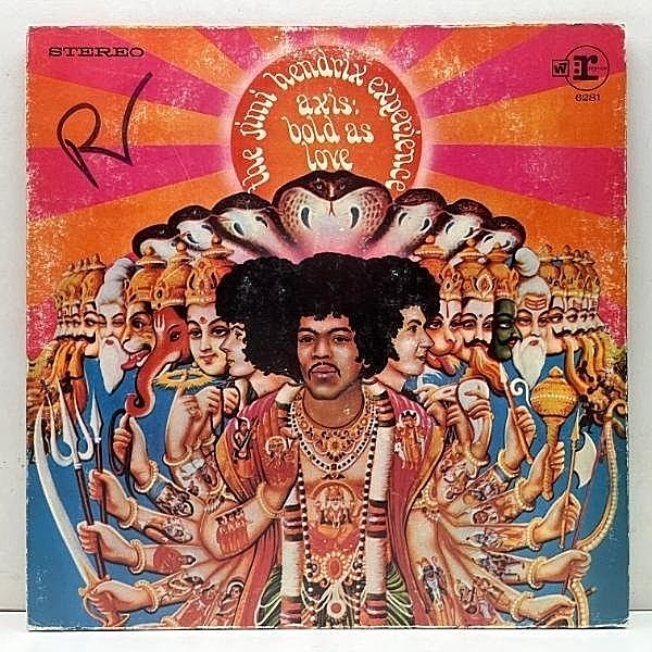 レコードメイン画像：Rare!! 初版 3色ラベ USオリジナル JIMI HENDRIX Axis Bold as Love ('67 Reprise) ジミ・ヘンドリックス／ボールド・アズ・ラヴ 米 初回