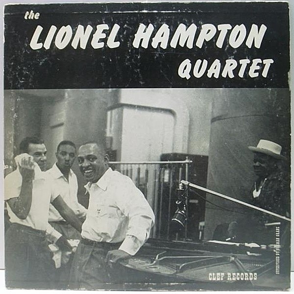 レコードメイン画像：良品!! オリジナル LIONEL HAMPTON Quartet ('53 Clef) Oscar Peterson, Ray Brown, Buddy Rich