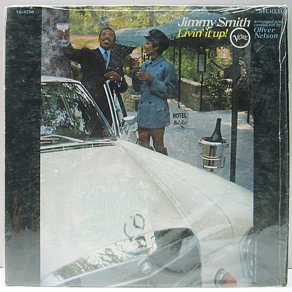 レコードメイン画像：シュリンク付き 美品 オリジナル JIMMY SMITH Livin' It Up! ('68 Verve) MISSION IMPOSSIBLE／スパイ大作戦 MOD JAZZ