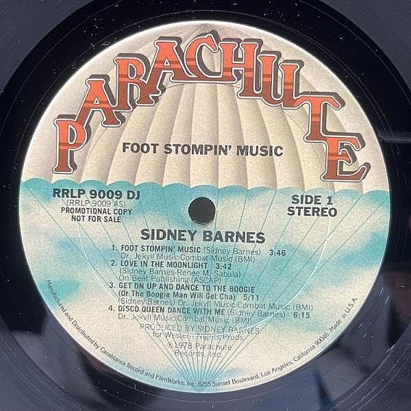 SIDNEY BARNES / Foot Stompin' Music (LP) / Parachute