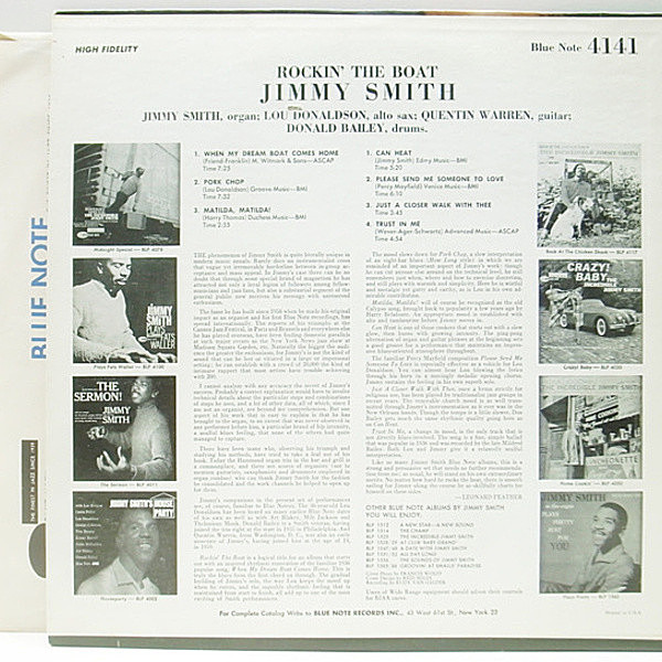 JIMMY SMITH / ROCKIN THE BOAT ブルーノート MzQtODM4NS5qcGVn.jpeg