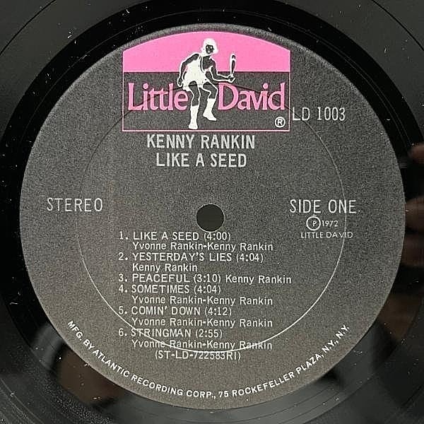 KENNY RANKIN / Like A Seed (LP) / Little David | WAXPEND RECORDS