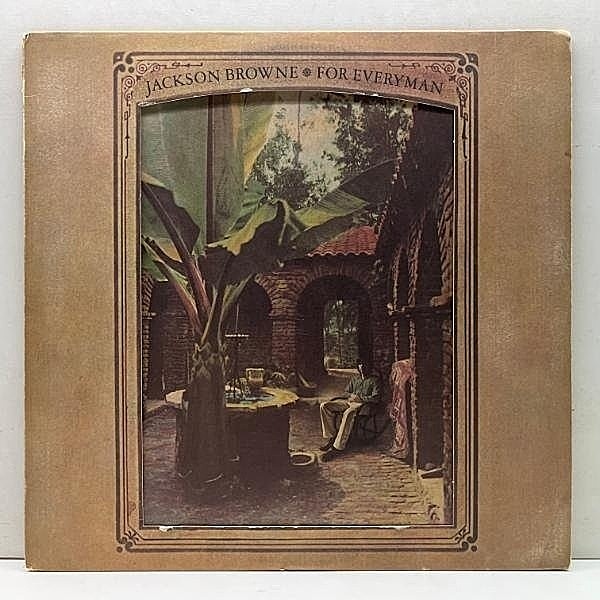レコードメイン画像：良好!! USオリジナル 初版 SD規格 Wマーク無し JACKSON BROWNE For Everyman ('73 Asylum) TML刻印 ギミック 特殊ジャケ w/ DAVID LINDLEY