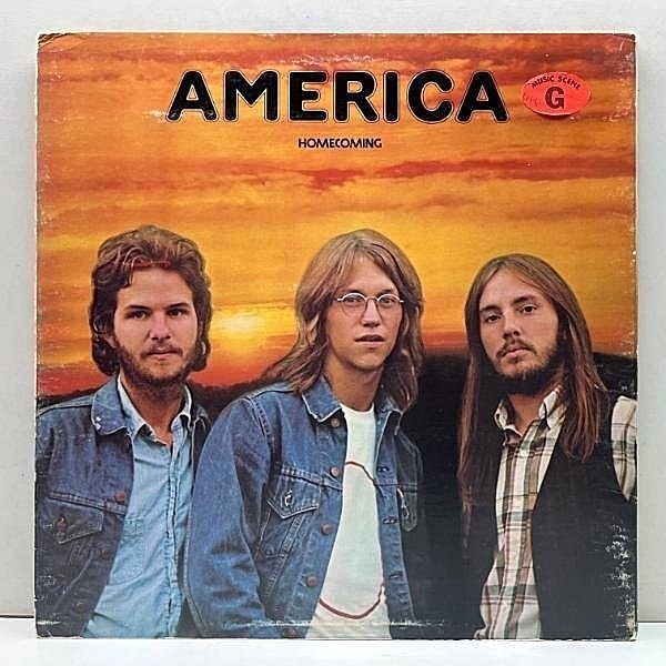 レコードメイン画像：良好盤!! 初版オリーヴ USオリジナル AMERICA Homecoming ('72 Warner) 3面見開きGF仕様 JANET JACKSONネタ 名曲 Ventura Highway 収録