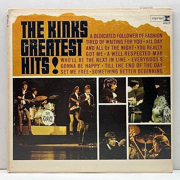 レコードメイン画像：美再生!! MONO USオリジナル 3色ラベル KINKS Greatest Hits! ('69 Reprise) You Really Got Me ほか キンクス パイ時代の名曲集 ベスト LP