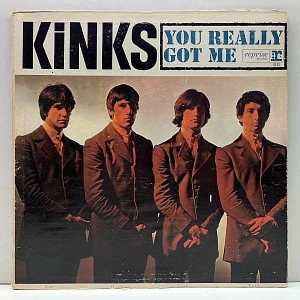 レコードメイン画像：USオリジナル MONO 3色ラベル KINKS You Really Got Me ('64 Reprise) キンクス 米国での記念すべき1st.／デビュー作 モノラル LP 原盤