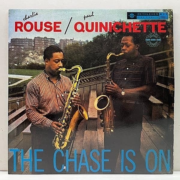 レコードメイン画像：極美盤!! CHARLIE ROUSE, PAUL QUINICHETTE The Chase Is On (Bethlehem BCP 6021) Fresh Sound盤 w/ Wynton Kelly, Freddie Green