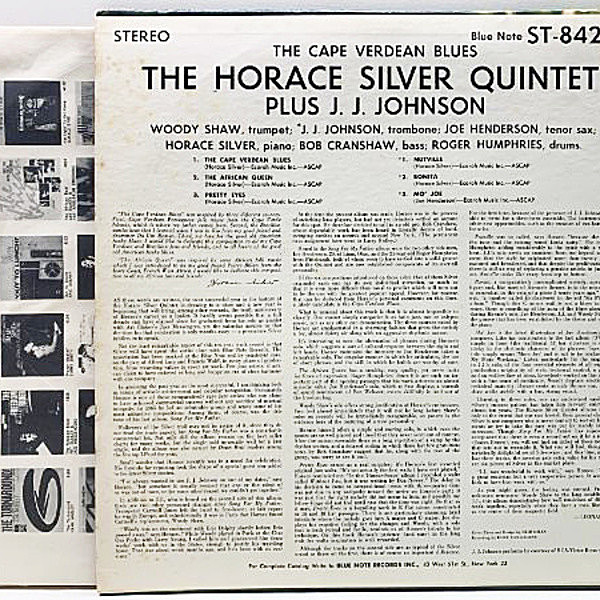 HORACE SILVER / The Cape Verdean Blues (LP) / Blue Note