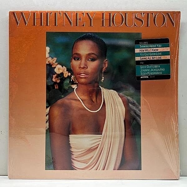レコードメイン画像：シュリンク良好!! USオリジナル WHITNEY HOUSTON Same／1st ('85 Arista) Saving All My Love For You 他 TEDDY PENDERGRASS 参加 名盤 LP