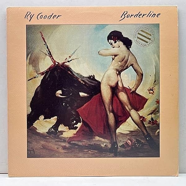 レコードメイン画像：プロモ USオリジナル 初版 横縞ボーダー RY COODER Borderline ('80 Warner Bros.) ライ・クーダー／ボーダーライン 米 初回プレス LP