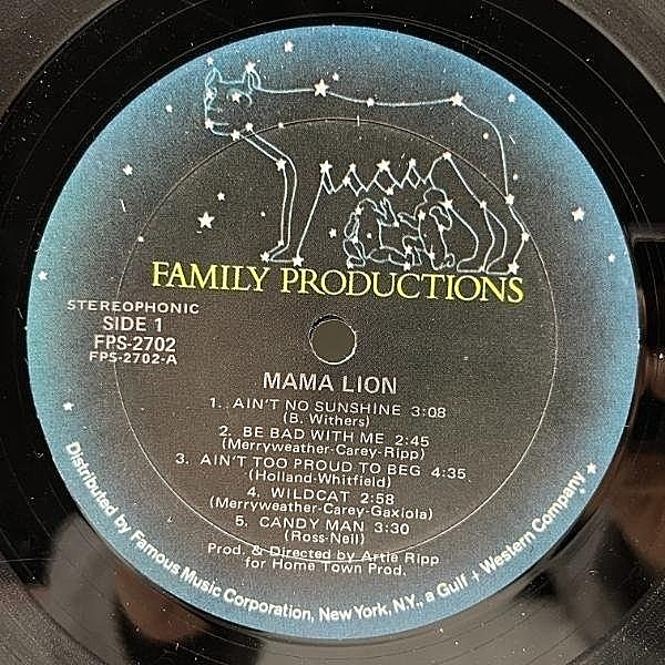 MAMA LION / Preserve Wildlife (LP) / Family Productions