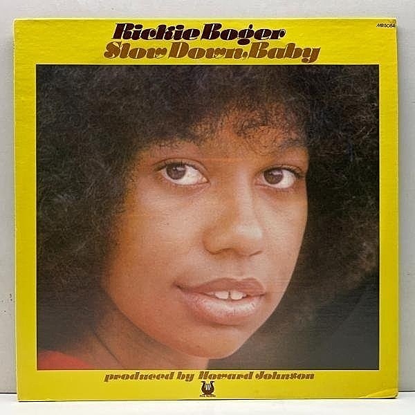 レコードメイン画像：【高級レディソウル／隠れた逸品】美品!! USオリジナル RICKIE BOGER Slow Down, Baby ('76 Muse) リッキー・ボーガー 唯一作 米 LP 原盤