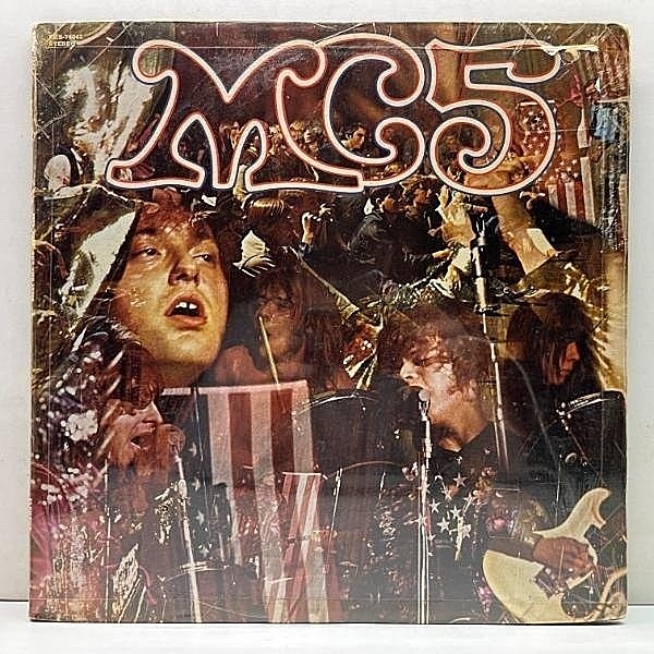レコードメイン画像：良好盤!! USオリジナル GFゲートフォルド [リム無し ビッグE 赤ラベル] MC5 Kick Out The Jams ('69 Elektra) Brother & Sister 通常Ver.