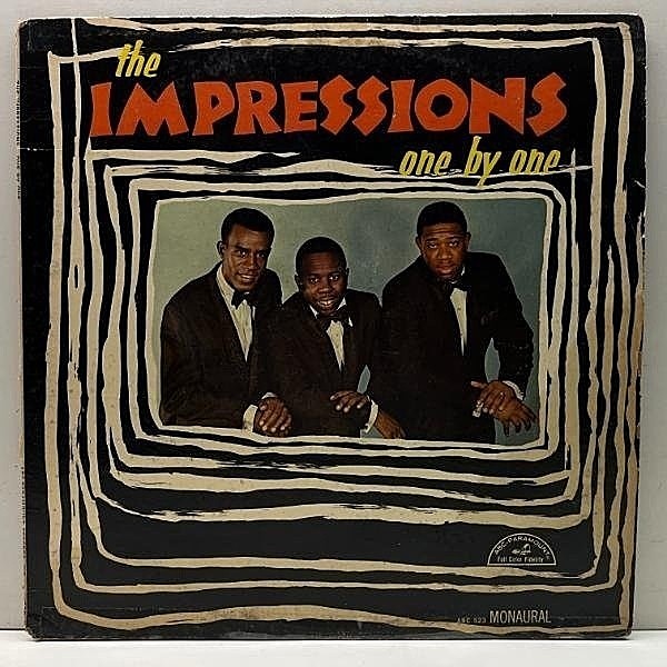 レコードメイン画像：【カーティス擁する最高のスウィートソウル】MONO 米オリジナル IMPRESSIONS One By One ('65 ABC) CURTIS MAYFIELD 在籍 USモノラル