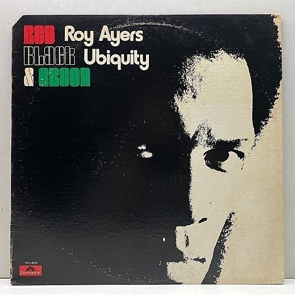 レコードメイン画像：美盤!! USオリジナル 初版 赤ラベ STERLING刻印 ROY AYERS UBIQUITY Red Black & Green ('73 Polydor) Ain't No Sunshine 他 サンプリング
