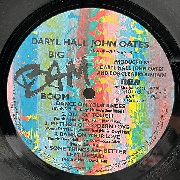 DARYL HALL & JOHN OATES / Big Bam Boom (LP) / RCA | WAXPEND
