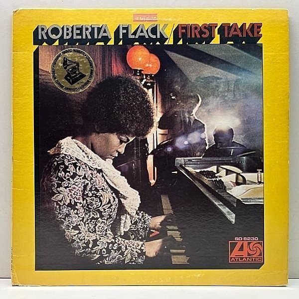 レコードメイン画像：USオリジナル 初版 1841BROADWAYリム ATGP刻印 ROBERTA FLACK First Take ('69 Atlantic) w/ RON CARTER, JOHN PIZZARELLI 米 LP 原盤