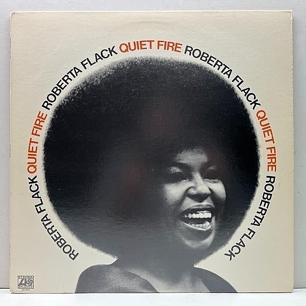 レコードメイン画像：レアな美品!! USオリジナル 初版 BROADWAYアド ROBERTA FLACK Quiet Fire ('71 Atlantic) 明日に架ける橋 カヴァーほか ロバータ・フラック
