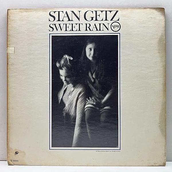 レコードメイン画像：美盤!! MONO 深溝 VANGELDER刻印 USオリジナル STAN GETZ Sweet Rain ('67 Verve) 若きチック・コリアとの共演 w/ Chick Corea, Ron Carter