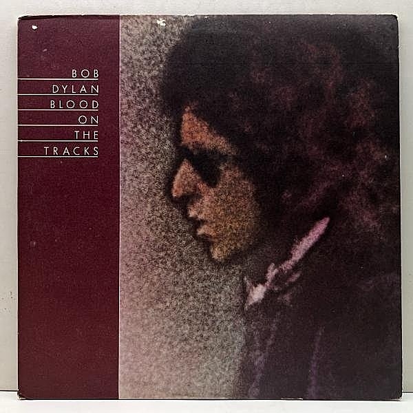 レコードメイン画像：【ざら紙・裏白文字ジャケ】美盤!! US初期プレス PC規格 BOB DYLAN Blood On The Tracks (Columbia PC 33235) ボブ・ディラン 血の轍 米 LP