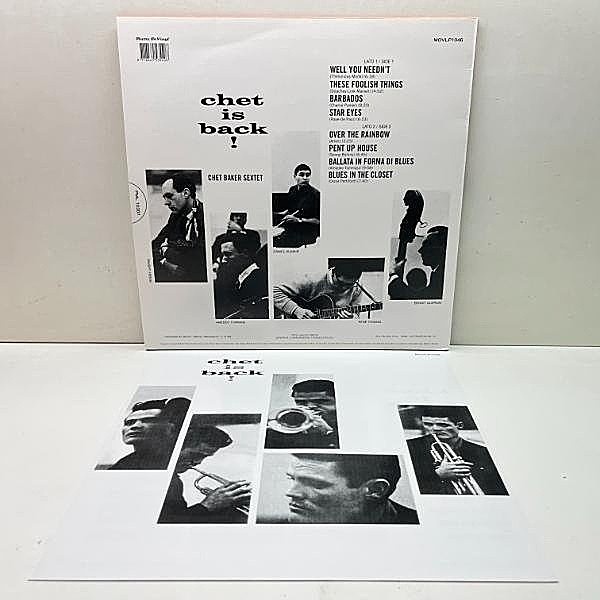 Chet is Back! Chet Baker Sextet レコード Chet Baker Sextet – Chet Is Back! | Releases | Discogs