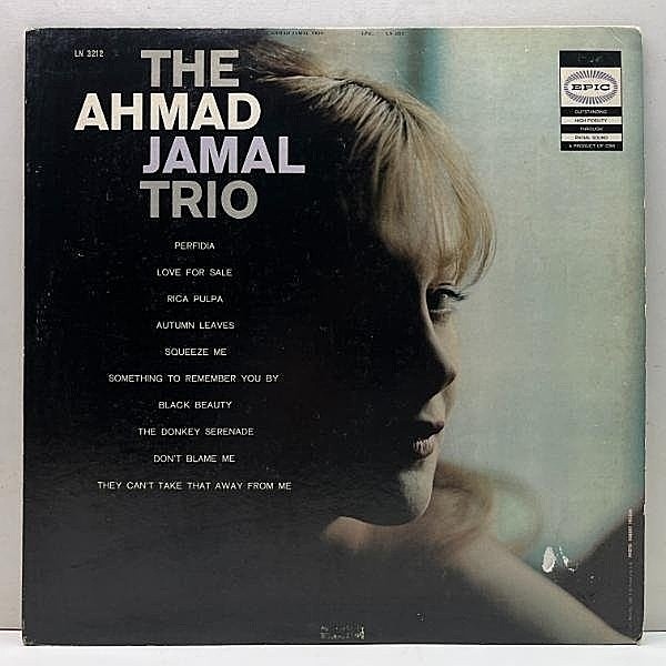 レコードメイン画像：USオリジナル MONO 初版ストロボ 深溝 THE AHMAD JAMAL TRIO ('56年 Epic LN 3212) アーマッド・ジャマル 初期を代表する名作