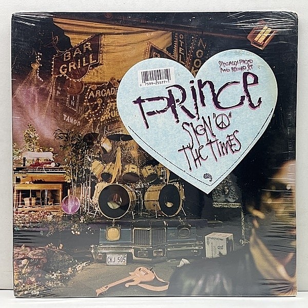レコードメイン画像：激レア【シールド・未開封】USオリジナル PRINCE Sign The Times ('87 Paisley Park) ステッカー完品 サイン・オブ・ザ・タイムズ 米 LP
