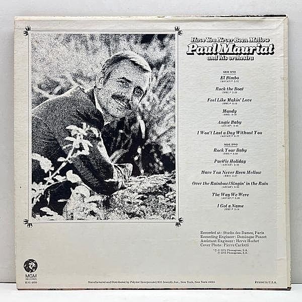 ポール・モーリア PAUL MAURIAT / Have You Never Been Mellow (LP) / MGM