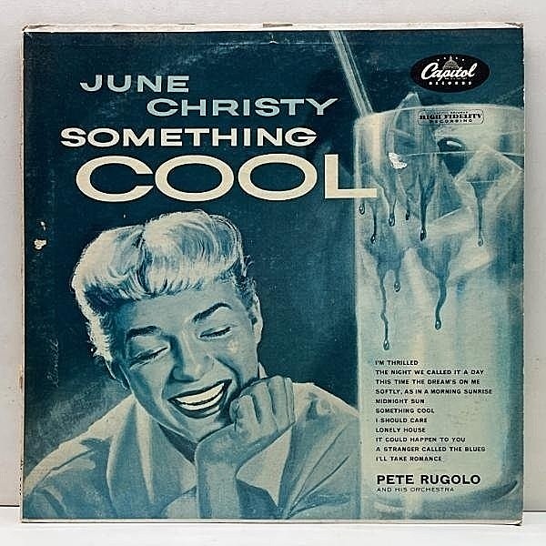 レコードメイン画像：美盤!! MONO ターコイズ US初期プレス JUNE CHRISTY Something Cool (Capitol T 516) ジューン・クリスティ 最高傑作 米 モノラル LP