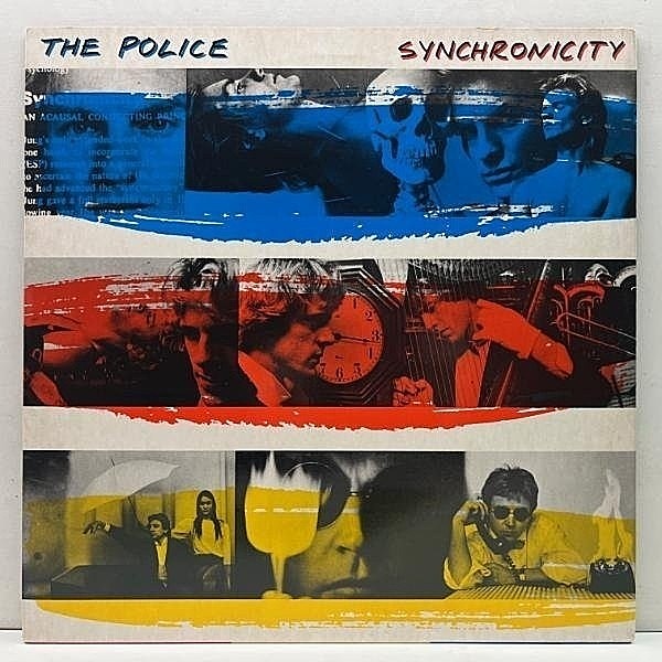 レコードメイン画像：良好盤!!【半透明盤・青色】RL刻印 (Bob Ludwig Cut) USオリジナル THE POLICE Synchronicity 高音質 ポリス VHSメールオーダー用紙付属 LP