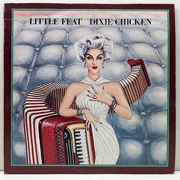 レコードメイン画像：レアな良好品!! 両面1マト 初版 緑ラベ USオリジナル LITTLE FEAT Dixie Chicken ('73 Warner) 名盤 ATCQ サンプリング ドラムブレイク