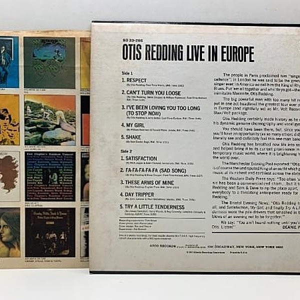 OTIS REDDING / Live In Europe (LP) / ATCO | WAXPEND RECORDS