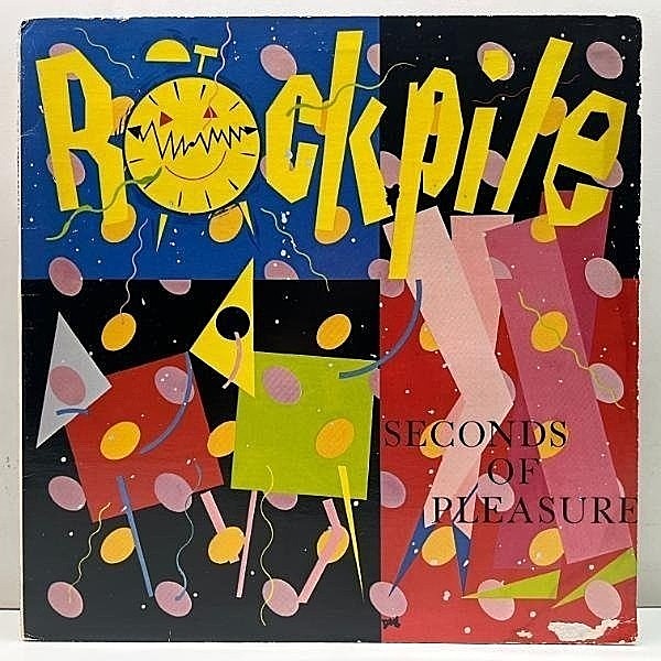 レコードメイン画像：良好盤!! 初版 JC規格 カスタムLbl. USオリジナル ROCKPILE Seconds Of Pleasure ('80 Columbia) ロンドンの街角 Dave Edmunds, Nick Lowe