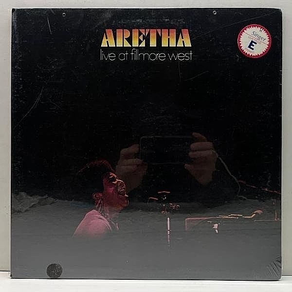 レコードメイン画像：激レア【シールド未開封・極美品】USオリジナル ARETHA FRANKLIN Live At Fillmore West ('71 Atlantic) w/ RAY CHARLES 飛び入り参加