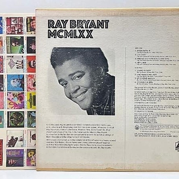 RAY BRYANT / Mcmlxx (LP) / Atlantic | WAXPEND RECORDS