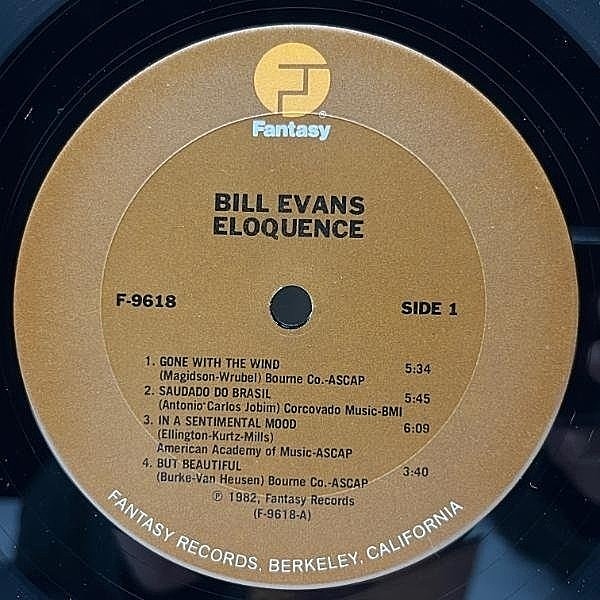 BILL EVANS / Eloquence (LP) / Fantasy | WAXPEND RECORDS