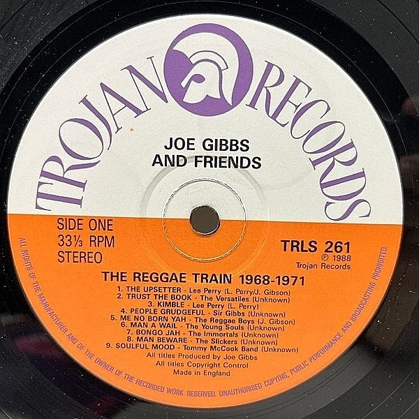 英LP Joe Gibbs &amp;amp; Various The Reggae Train 1968 - 1971 TRLS261 Trojan Records /00260 Lp Joe Gibbs Various The Reggae Train 1968 - 1971 Trls261