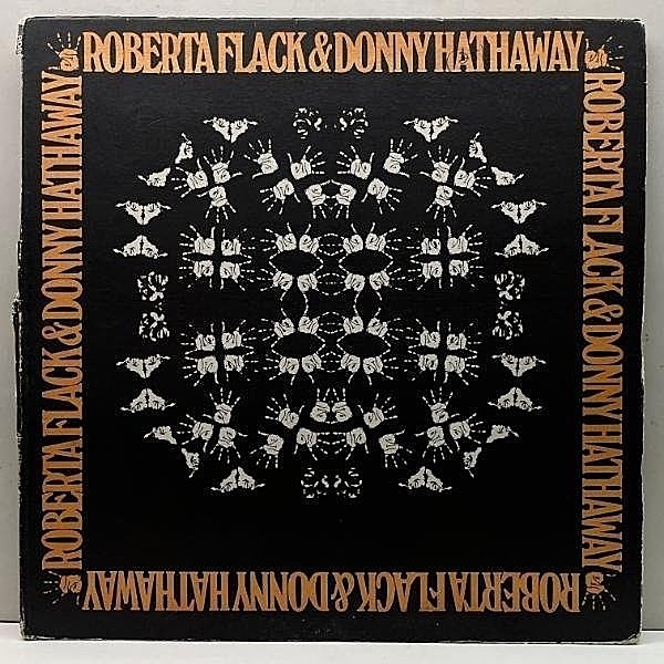 レコードメイン画像：USオリジナル 初版 1841BROADWAYアド ROBERTA FLACK & DONNY HATHAWAY ('72 Atlantic) ロバータ・フラック ダニー・ハサウェイ ※JUNK 特価