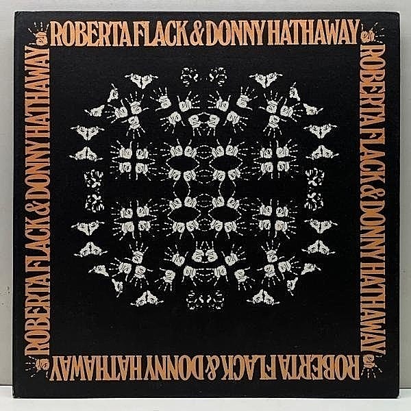 レコードメイン画像：良好!! 初版 Aマト BROADWAYアド USオリジナル ROBERTA FLACK & DONNY HATHAWAY ('72 Atlantic) ロバータ・フラック & ダニー・ハサウェイ