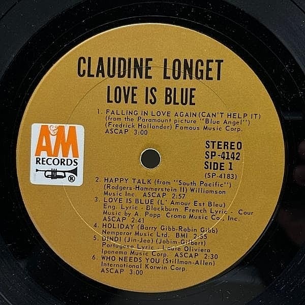 LOVE IS BLUE CLAUDINE LONGET USオリジ新品未開封 Claudine Longet – Love Is Blue – Vinyl (7