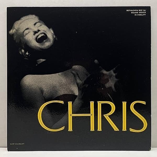 レコードメイン画像：良好!音抜群!【FLAT, 初版リーフ】USオリジナル MONO 深溝 CHRIS CONNOR Chris (Bethlehem BCP 56) クリス・コナー 名盤 米 初回 モノラル