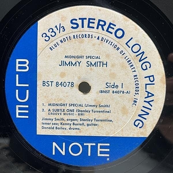 JIMMY SMITH / Midnight Special (LP) / Blue Note | WAXPEND