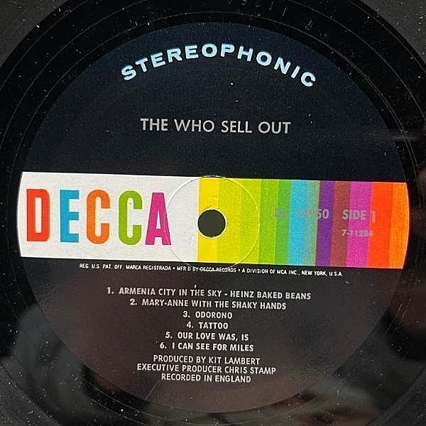 WHO / The Who Sell Out (LP) / Decca | WAXPEND RECORDS