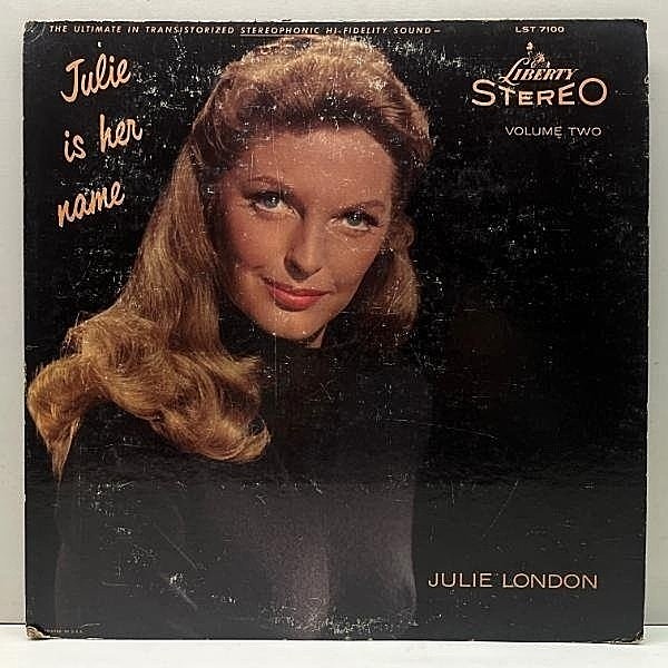 レコードメイン画像：Rare!! 美盤 初版 黒ツヤ Stereo 深溝 USオリジナル JULIE LONDON Is Her Name Volume II 2 ('58 Liberty) w/Howard Roberts, Red Mitchell
